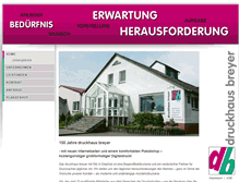 Tablet Screenshot of druckhaus-breyer.de